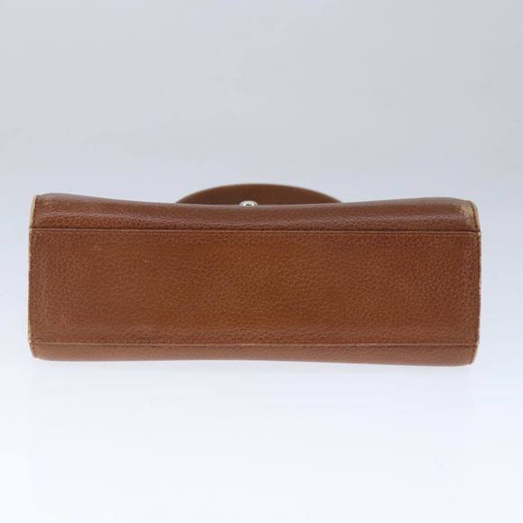 Burberrys Hand Bag Leather 2way Brown Auth ti2407 - Picture 5 of 16